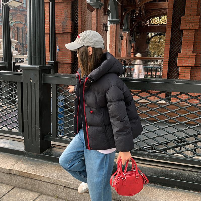 Корейская свободная зимняя обновленная утолщенная хлопковая куртка S