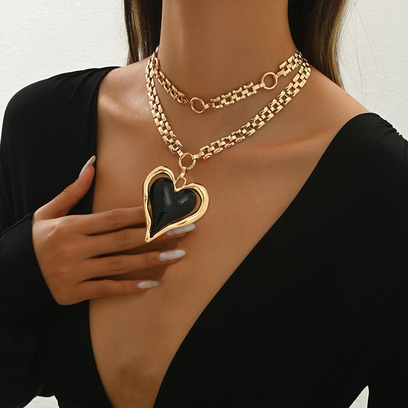 

Модное ожерелье для женских украшений чёрный