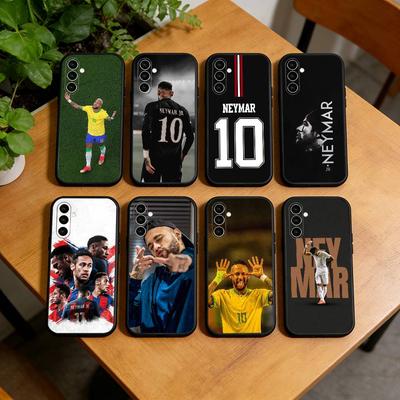 F-Football 10 N-Neymar J-jr Handyhülle Schwarzes Silikon Weich Für Samsung Galaxy A73,A72,A71,A70,A53,A52,A51