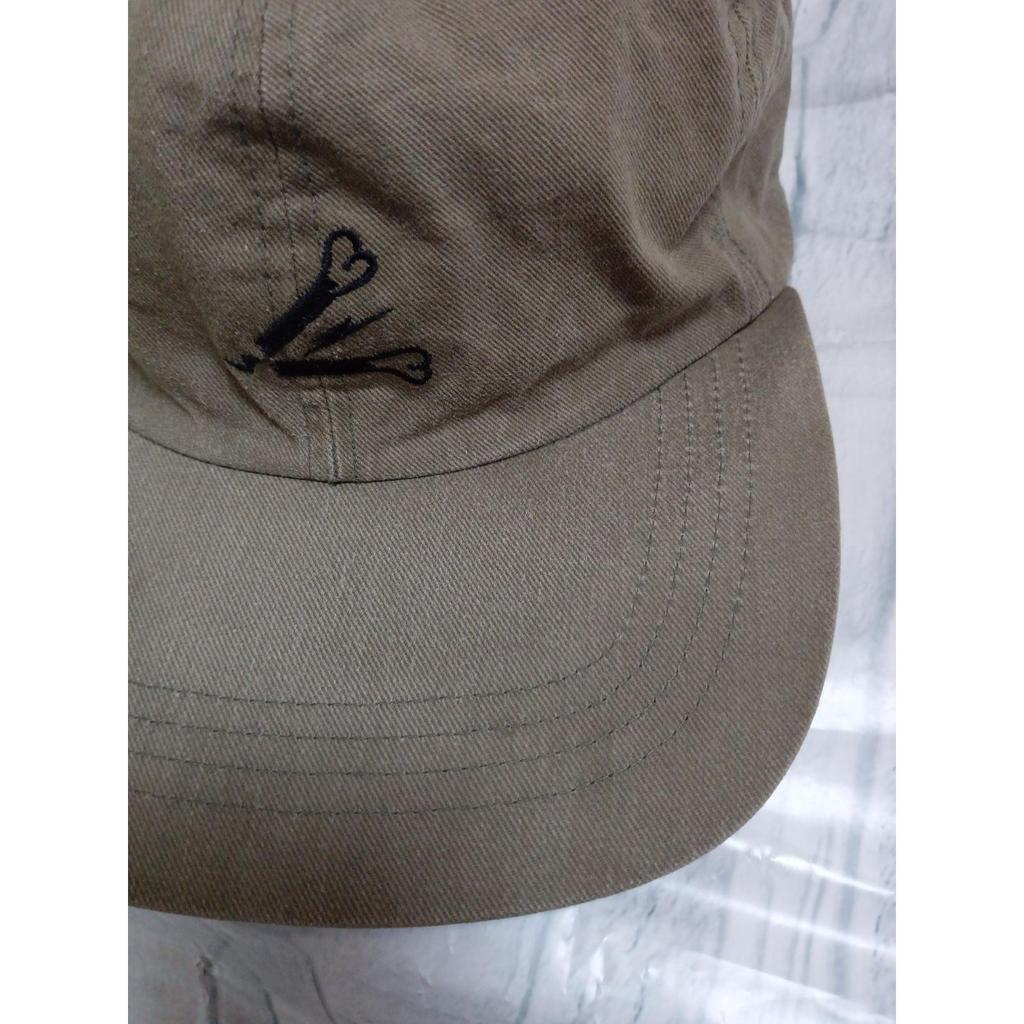 Used WTAPS Double Taps Hat Cap Khaki Size FREE