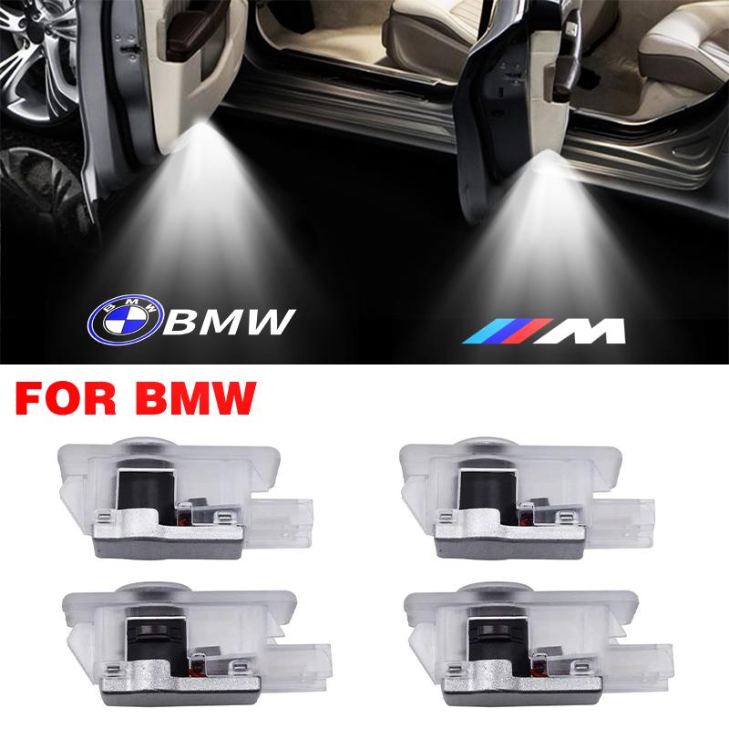 ABS Car Door Welcome Light Led HD Projector Lamp For BMW M logo E90 E92 F30 E46 E61 F07 F10 F11 F18 Car Door Lights Accessories