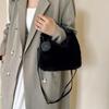 Borse a Spalla in Peluche per Donna Lusso Designer Morbida Busta Invernale da Donna Borsa a Mano Moda Femminile Borsa a Tracolla Sottobraccio