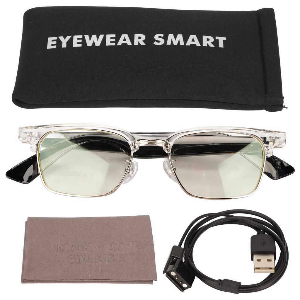 Smart Glasses Stylish Open Ear Prevents Blue Light HiFi Stereo Wireless Bluetooth Glasses for