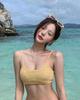 2024 Korean Dongdaemun INS Style Terry Cloth Bikini Swimsuit