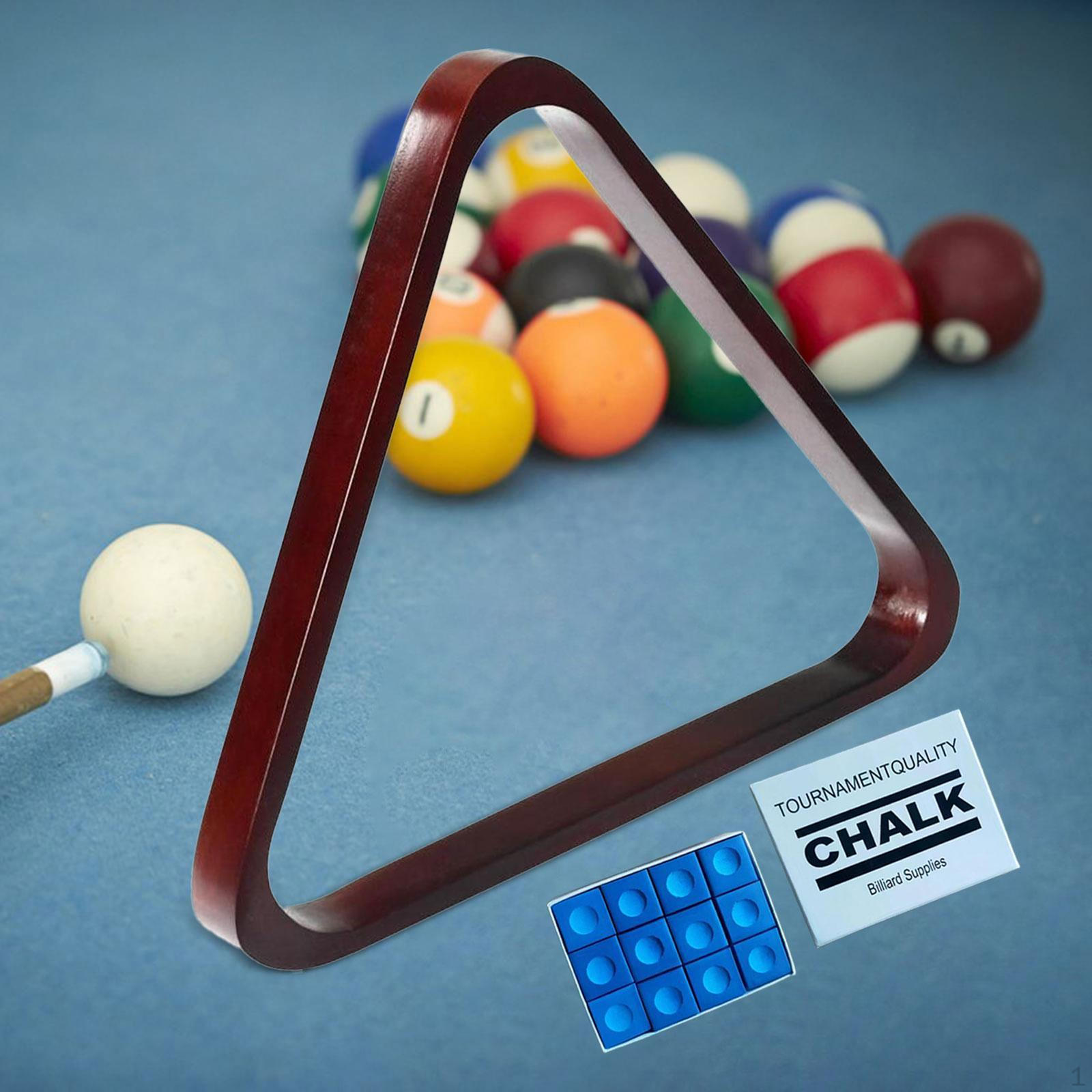 

Бильярдный стол Треугольная стойка для шаров из дерева Оборудование