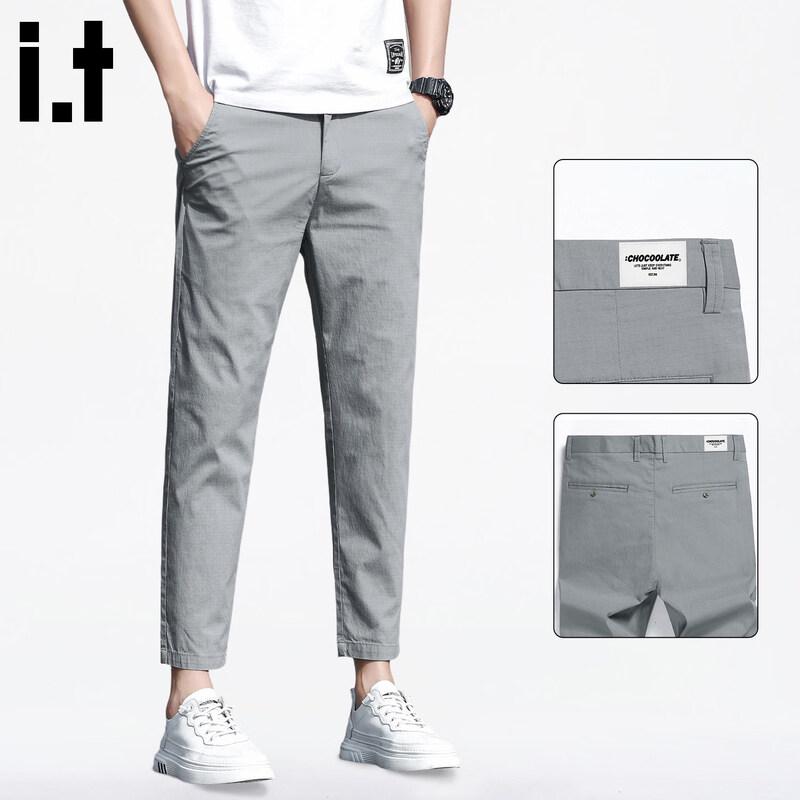 Men s American Style Quick-Dry Casual Cropped Pants 36