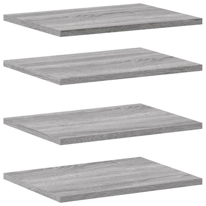 VidaXL Étagères Murales 4 pcs, Tablettes Suspendues avec Rangement, Étagères à Livres Flottantes, Décorations de Salon, 838209