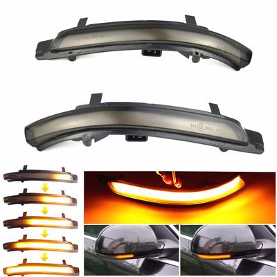 2x Pre Skoda Octavia MK2 A5 SuperB B6 3T 2009 2010 2011 2012 Dynamický LED smerovka Zrkadlo Svetlo Blikač Voda