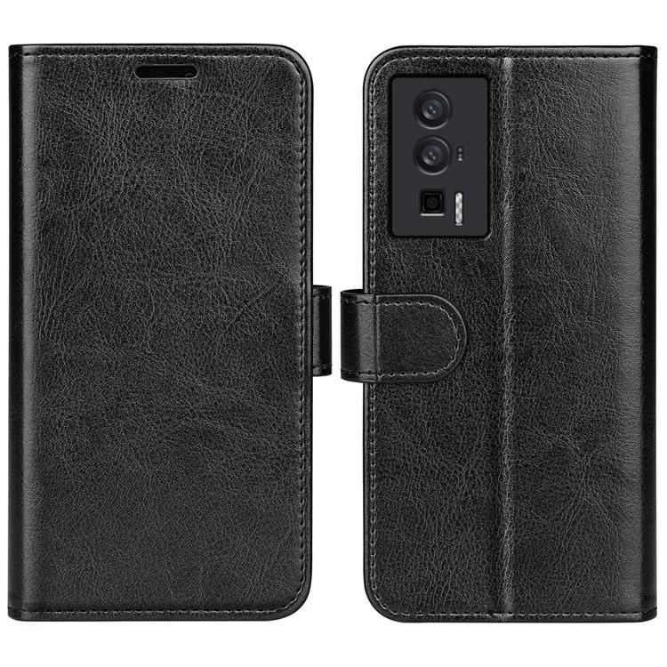 

Чехол для мобильного телефона для Xiaomi Poco F5 Pro 5G/Redmi K60 Pro 5G/K60 5G, устойчивый к царапинам кожаный чехол-кошелек с текстурой Crazy Horse