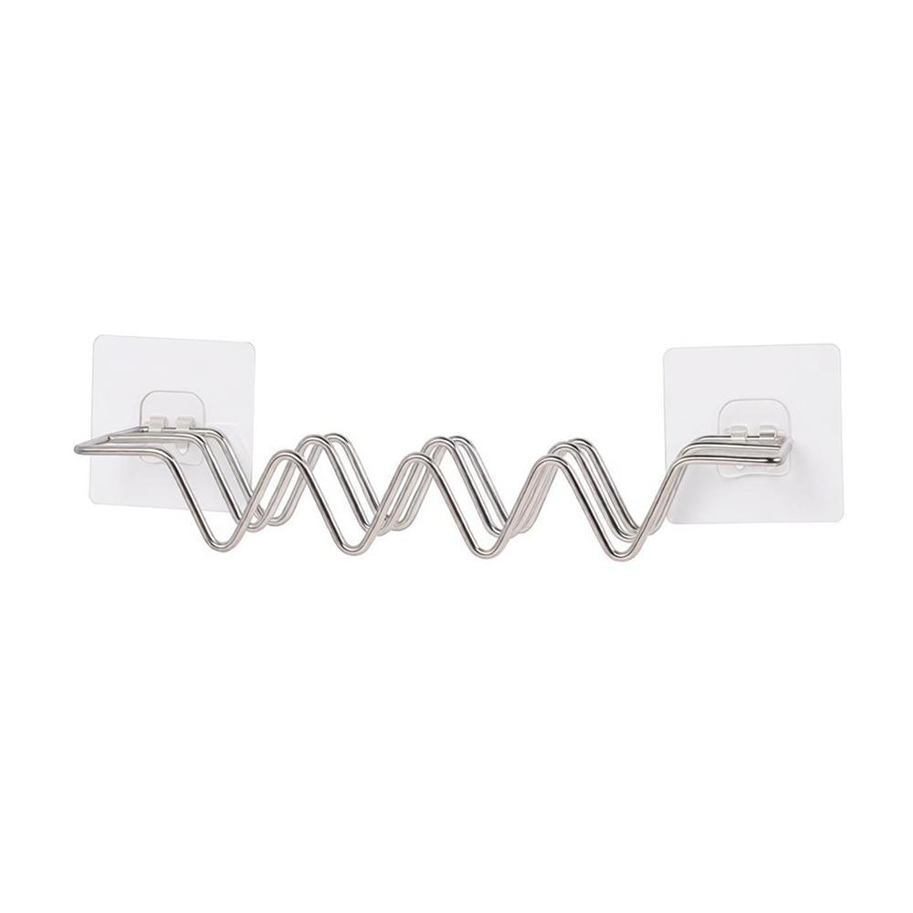 

Minimalist Style Stainless Steel Soap Rack Wall-Mountable Waterproof Soap Dish Moisture-Proof Draining Rack Bathroom Use
