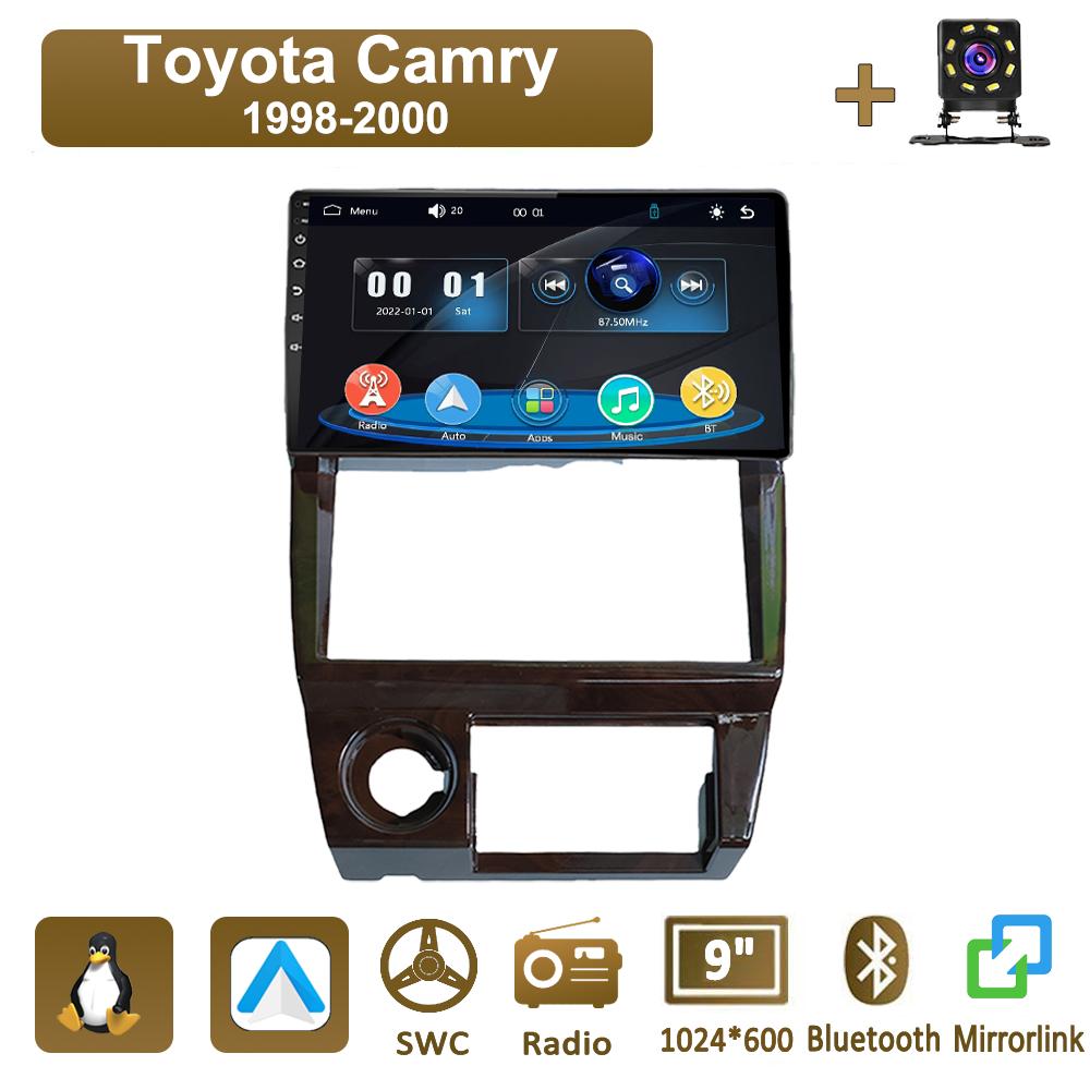 

Icreative Car Radio Multimedia MP5 Player Head Unit Stereo BT For TOYOTA CAMRY 1998-2000 чёрный