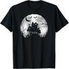 Unisex T-shirt Creepy Horror House Scary Full Moon Halloween T-Shirt