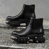 3639 Catwalk Bulldozer Martin Boots Thick Sole Heightening Fashion Short Boots Metal Rivet Couple Locomotive Boots