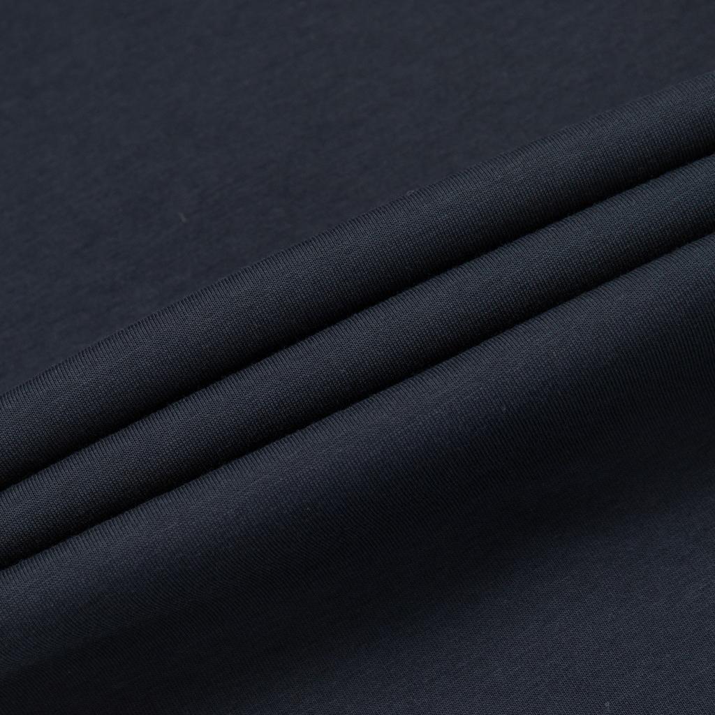 Emporio Armani FW24 EA7 Series Solid Color Elastic Waist Tapered Long Knit Sports Pants Men bottoms Navy-Blue 6D1PK0-1JHSZ-0920