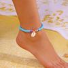 New Starfish Shell Soft Ceramic Ankle Chain For Women, Summer Beach Series Fashionable And Versatile Jewelry Gift