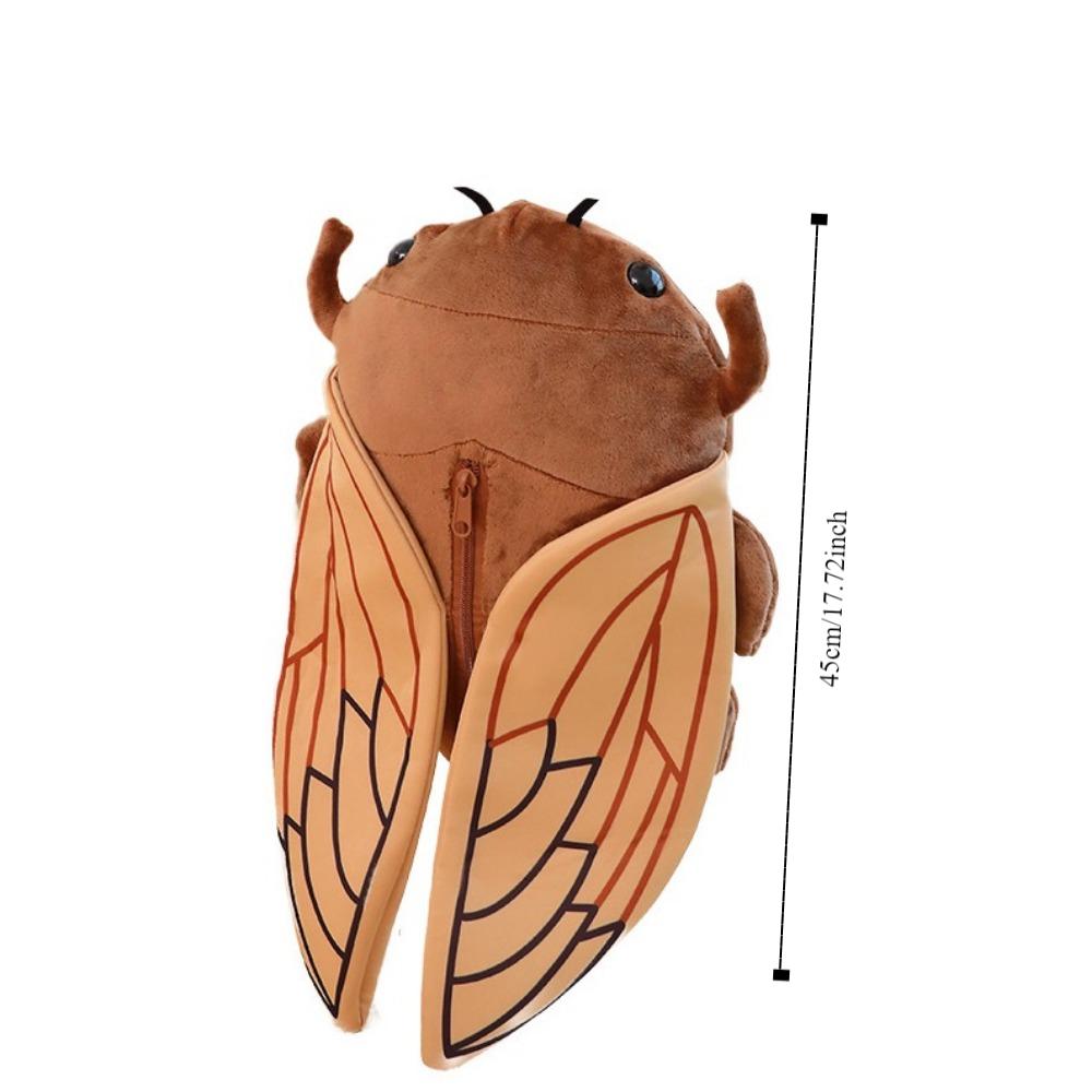 Soft Toy Insect Plush Backpack Artificial Animal Insect Beetle Mini Knapsack Bags  Girls Boys Gifts