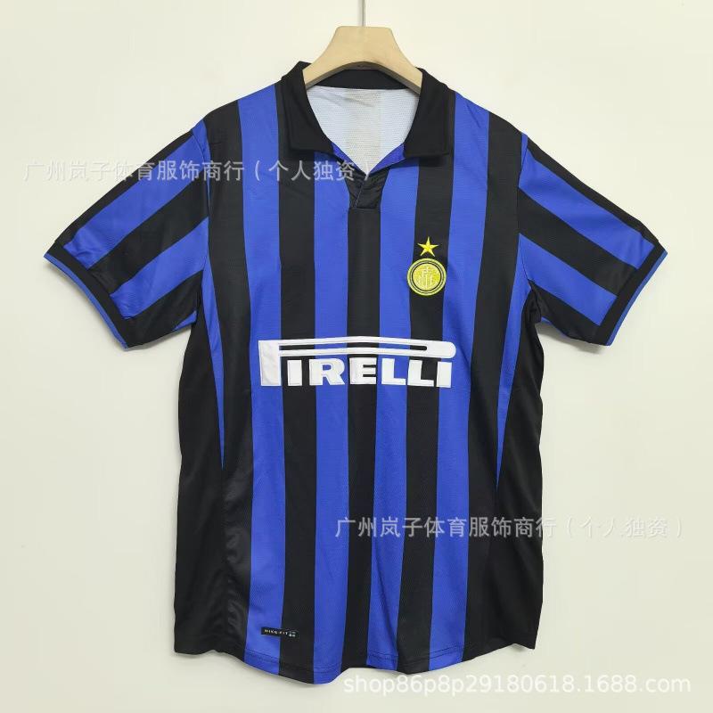 Vintage La Liga Santos, jersey Barcelona No. 10 Paris Portugal Inter Milan AC Brazil football jersey