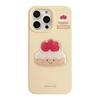 Strawberry Cake 15pro Max Apple 16 Mobile Phone Case Iphone17 Suitable for 13 Fun Food 12 Three Dimensional