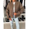 Autumn New Women clothes Western Style Solid Embroidered Short Zipper Clip Thin Gram Cotton-padded jacket High Waist Zip-up Top