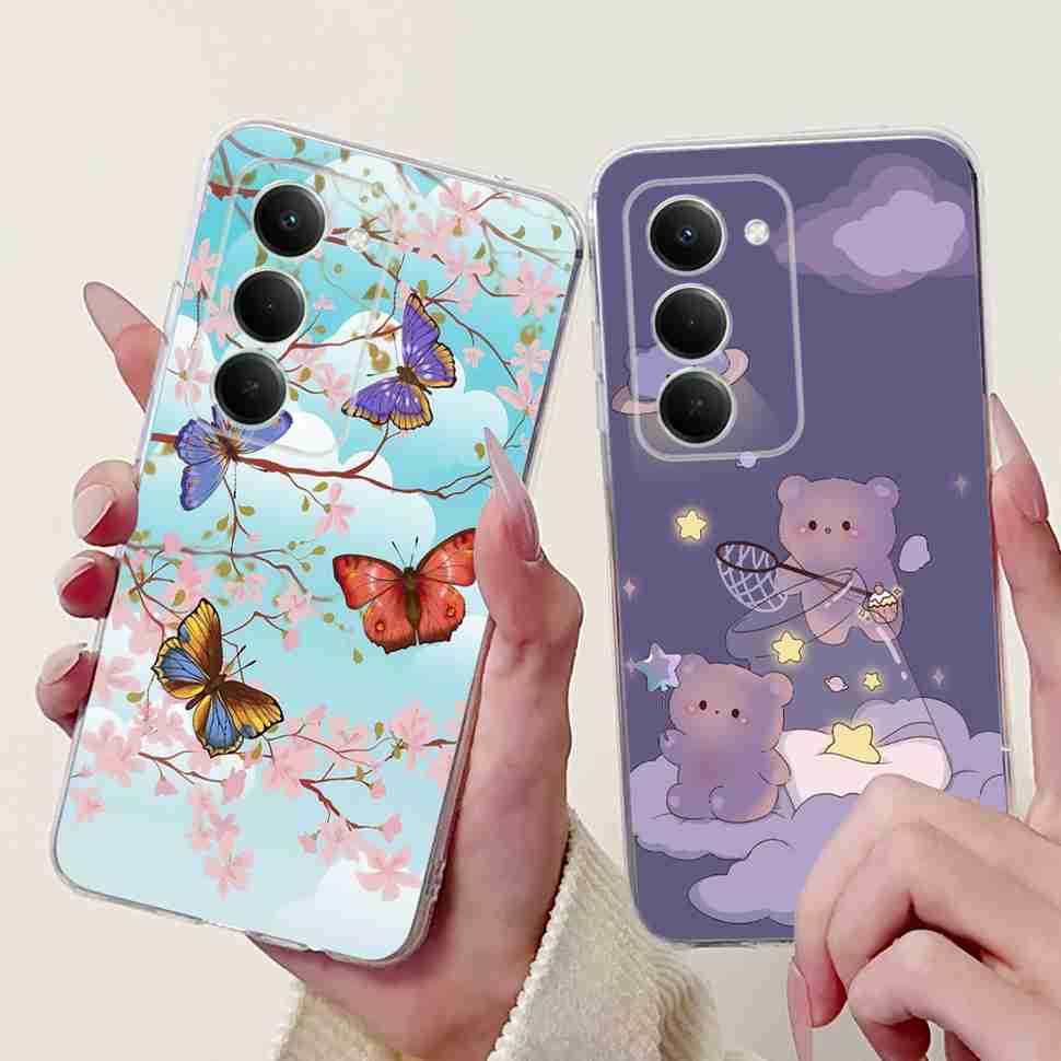 Case For Redmi 15 5G New Design Butterfly Flowers Shockproof Casing For Xiaomi Redmi15 Redmi 15 5G Soft Phone Back Cover