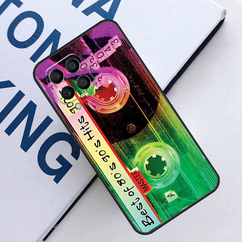 

90s Retro Cassette Tape For Samsung Galaxy M35 M55 M14 M34 M54 M11 M21 M31 M13 M33 M53 M15 M12 M32 M52 M06 M16 Case Samsung M12