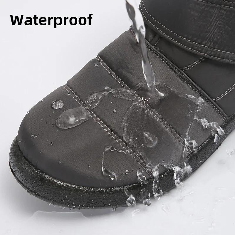 Fashion New Winter Warm Women's Snow Boots Waterproof Warm Plush Cotton Shoes Woman Lightweight Fashion Faux Fur Ankle Boots Plus Size