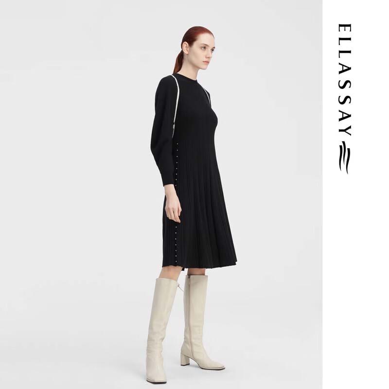 ELLASSAY Two-Piece Knit Midi Dress EWF344M01400