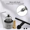 Micro Motor Drill Chuck Clamping Ranges 0.3-4mm Electric Motor Shaft 3.17mm Drill