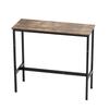 VEVOR Bar Table, Sturdy Metal Frame High Top Pub Table, Narrow Long Kitchen Dining, Cocktail Counter Bar Height Desk, Easy to Assemble,39x16x35.5 in