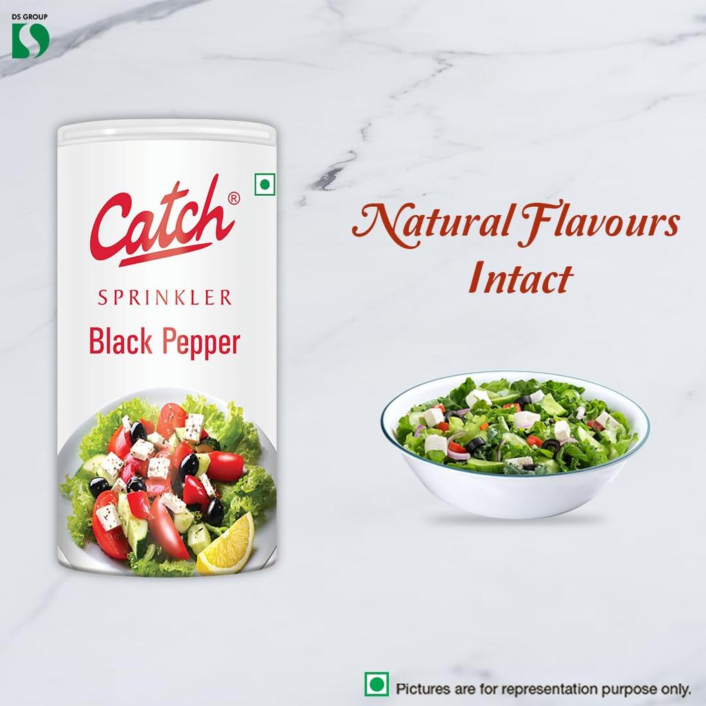 Złapany Czarny Pieprz Posypka, 100g