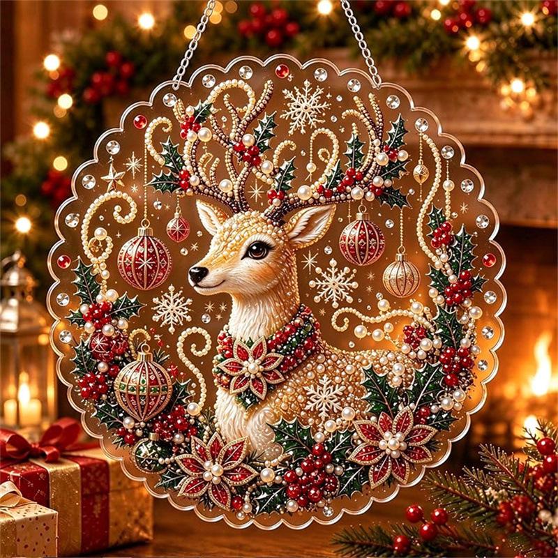 Christmas Acrylic Hanging Holiday Ornament Decoration 30