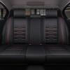 5- Seater Full Seat Universal Car Seat Cover, Breathable and Waterproof Faux Leather Automotive Seat Covers for Cars SUV Sedan