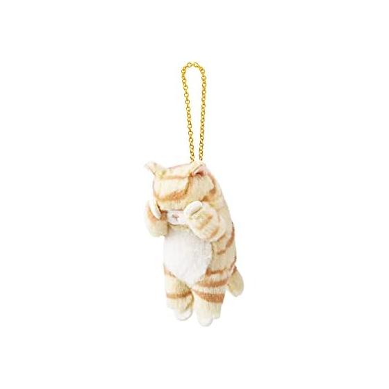 LIV HEART Mascot Kubinekko tabby cat (total length approx. 10cm) Cat key chain 17036-42