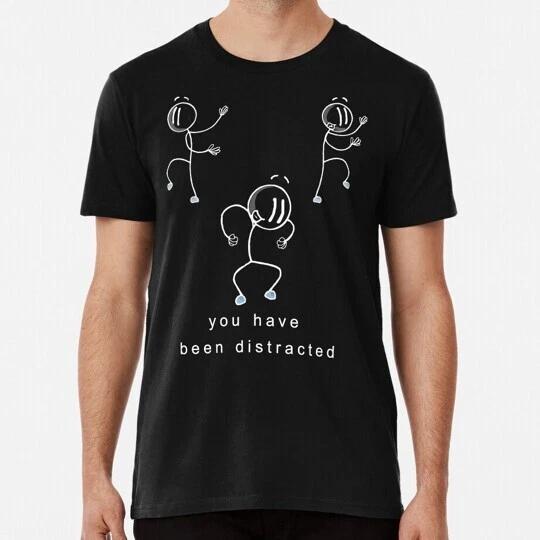 

You Have Been Distracted Classic 3 Black Henry Stickmin S-5XL USA Made T shirt 2XL