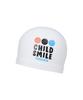 Lenomasuyeongbog Kids' Smile Face Pu Swim Cap White Ro-Rc2E055-Wh