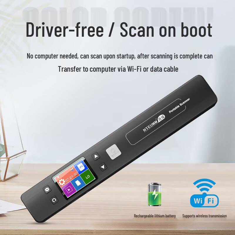 NTEUMM Portable A4 HD Double-Sided Scanner Pen