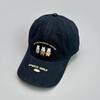 Cute Cartoon Rabbit Embroidered Baseball Cap Women Show Face Small Shade Sweet Cap