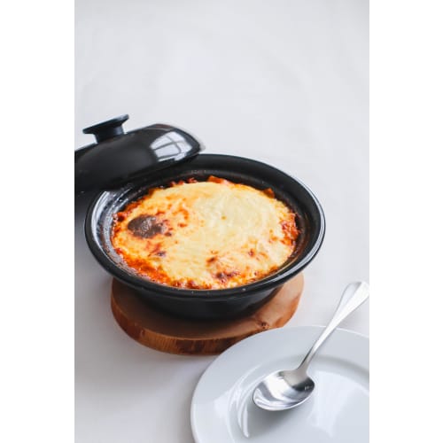 Nodahoro Enamel Heat-Resistant Pot, Small, Gas/IH Compatible, Perfect for Single-Person Ramen and Udon Noodles, Made in Japan, Coconabe, Dark Black, K