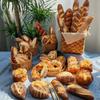 Party Decorations Soft PU Faux Bread Non-Toxic Interesting Imitation French Bread Decorative Realistic Toast Model Display Shelf
