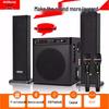 Qisheng 2.1 Bluetooth KTV Speaker with Super Bass for Desktop & Home Use
