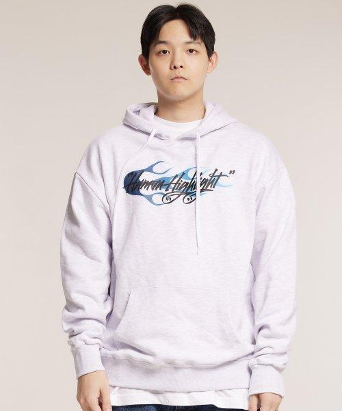Cream Soda Lab Human Highlight Fire Hood Light Gray Blue L