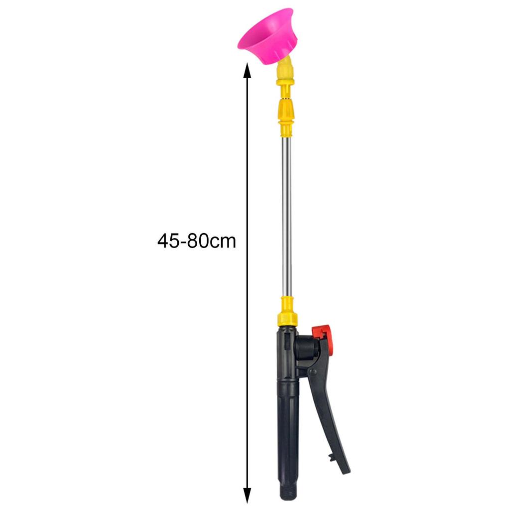 Retractable Sprayer Rod Long Telescopic Tube Adjustable Garden Spray Accessories Watering Wand Nozzle and Handle for Outdoor