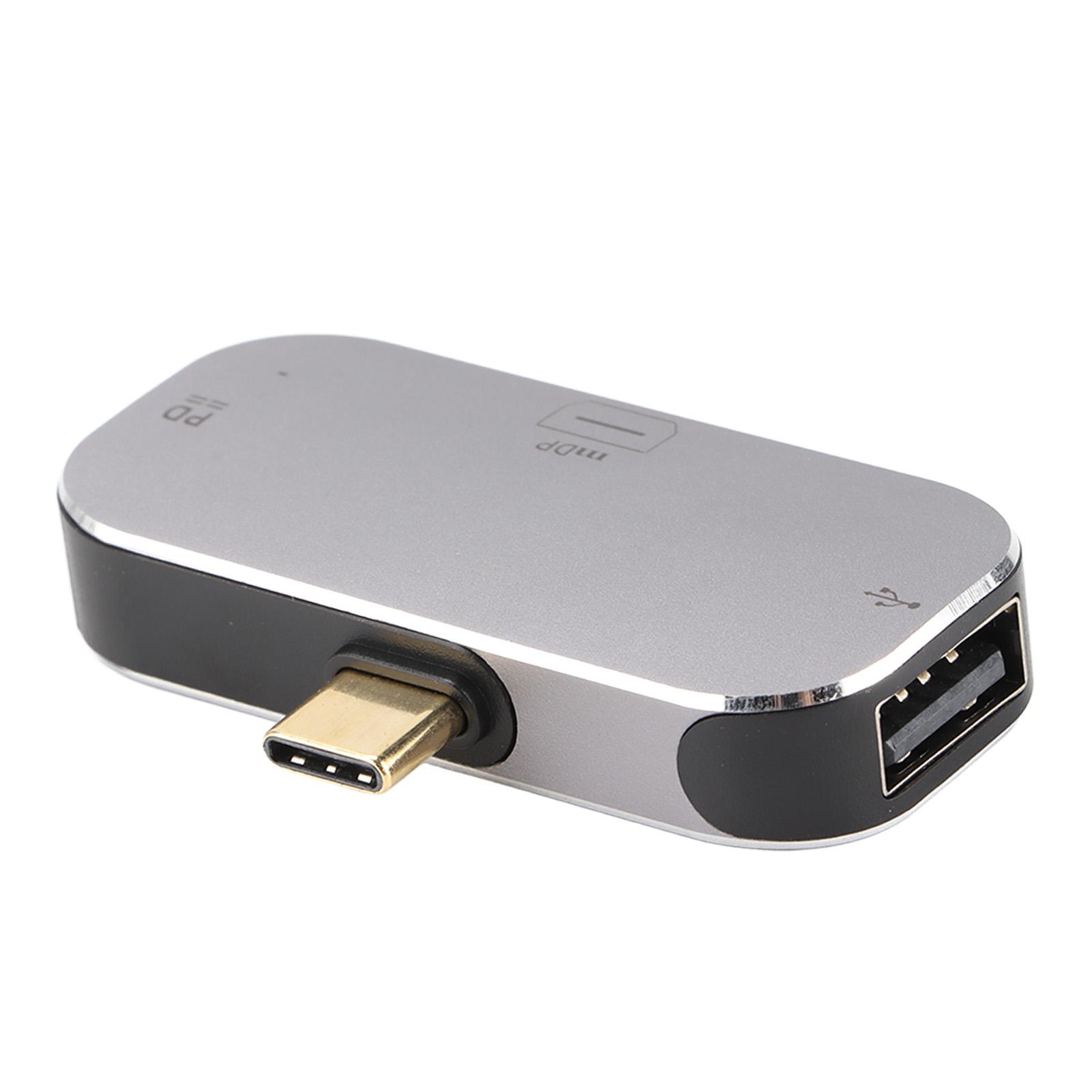 

Док-станція 3-в-1 Type C Male до Mini DP USB A Type C Female USB C Dock для Windows для Android для OS X