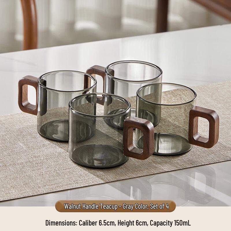 Jingbaodi Glass Teacup Set