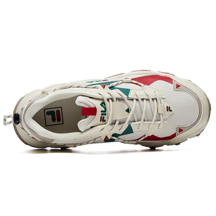 FILA Cat Paw Fabric Trendy Low-Top Casual Shoes Women sneakers Dove-Yellow F12W114111FTS