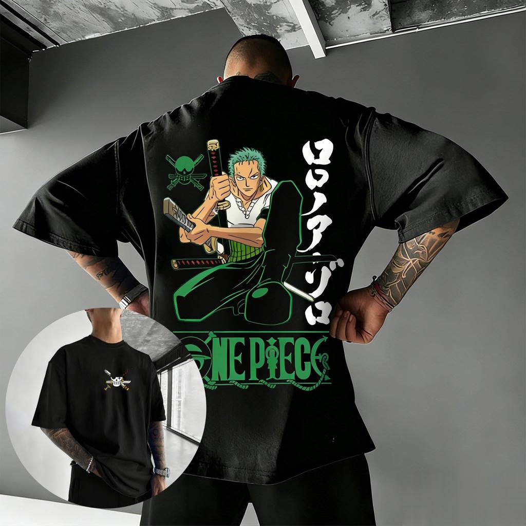 One Piece Zoro Roronoa Anime T Shirt Men Women 2026 Summer New Streetwear Cotton Short Sleeve Tee Tops Graphic Print Y2k Clothes