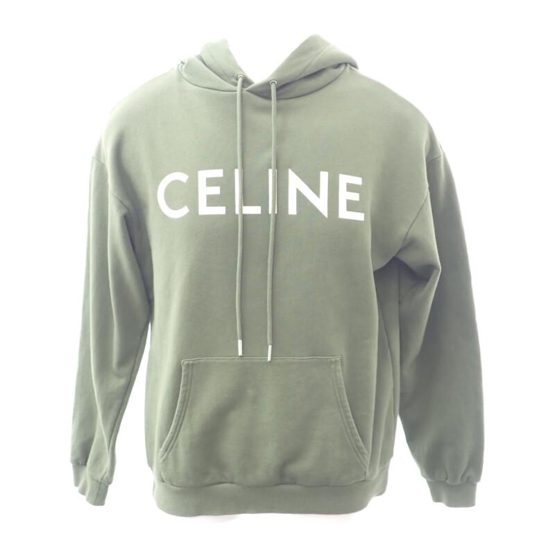 CELINE  2Y321670Q.02KF XS Parker khaki cotton mens