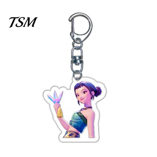 Character Keychain Witch Hunter Acrylic Anime Pendant Holder Exquisite Vivid Expression Bag Accessory