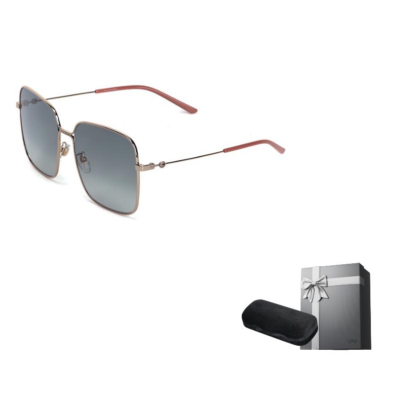 

GUCCI Elegant Beauty Collection Modern Ladies Alloy Square Sunglasses Women s Gold F золотой