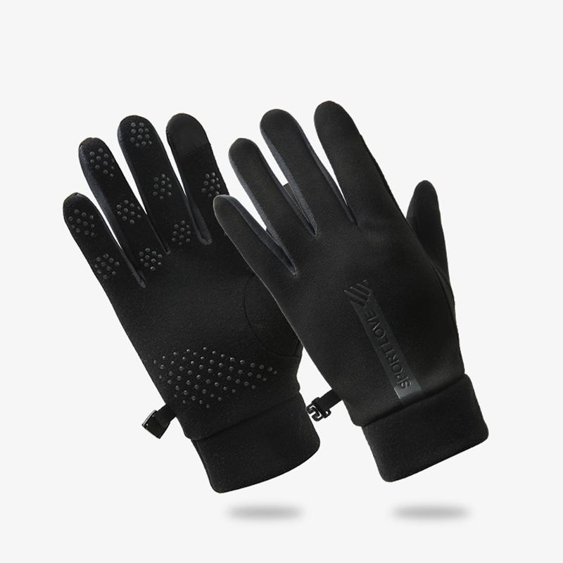 Winter Gloves Men Women Cycling Bike Non-slip Thermal Fleece Cold-Resistant Wind Waterproof Warm Outdoor Running Skiing Mittens